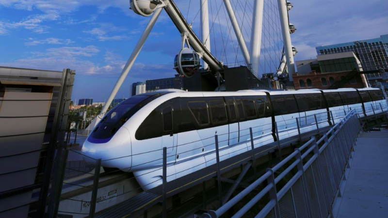 Las Vegas Monorail Provides Convenient Strip Transportation Over F1 Weekend