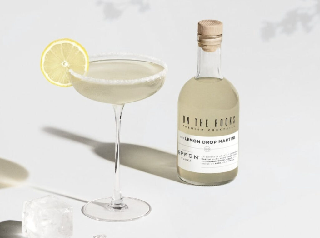 Las Vegas Loves Premium Cocktails:  Bright lemon, subtle notes of basil and elderflower: Lemon Drop Martini from On The Rocks