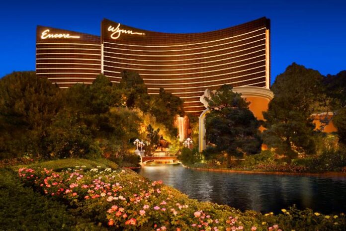 50 Best Restaurants gala lit up Wynn Las Vegas